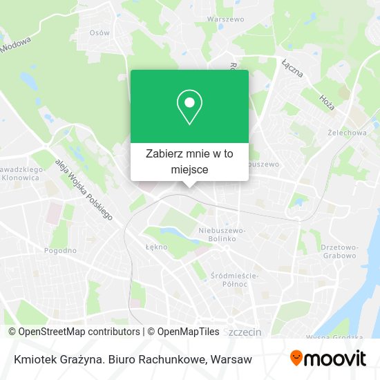 Mapa Kmiotek Grażyna. Biuro Rachunkowe