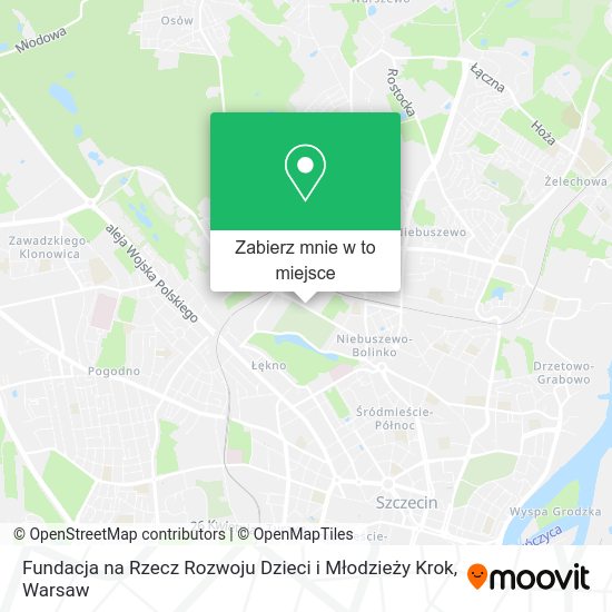 Mapa Fundacja na Rzecz Rozwoju Dzieci i Młodzieży Krok