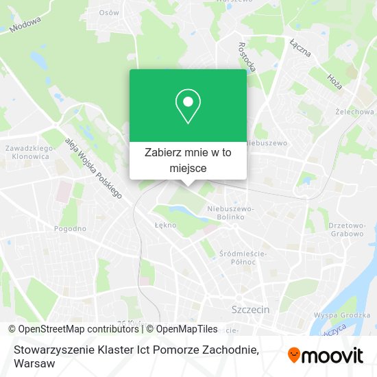 Mapa Stowarzyszenie Klaster Ict Pomorze Zachodnie