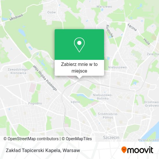 Mapa Zakład Tapicerski Kapela