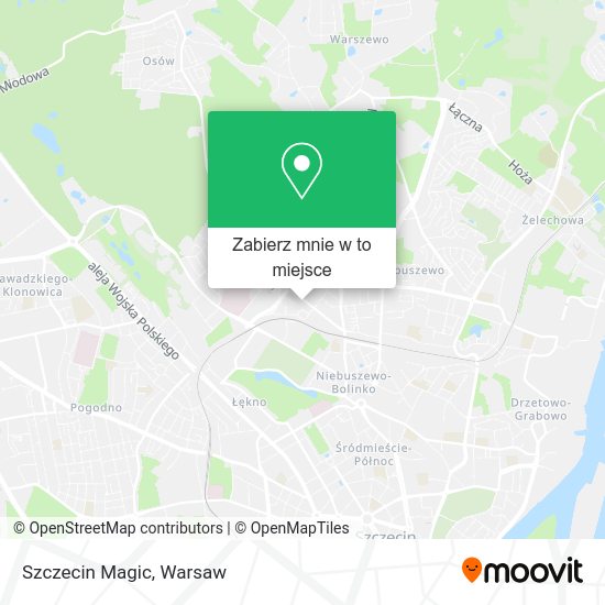 Mapa Szczecin Magic