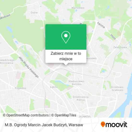Mapa M.B. Ogrody Marcin Jacek Budzyń