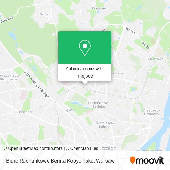 Mapa Biuro Rachunkowe Benita Kopycińska