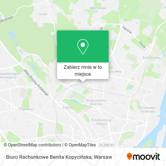 Mapa Biuro Rachunkowe Benita Kopycińska