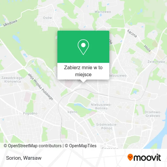 Mapa Sorion