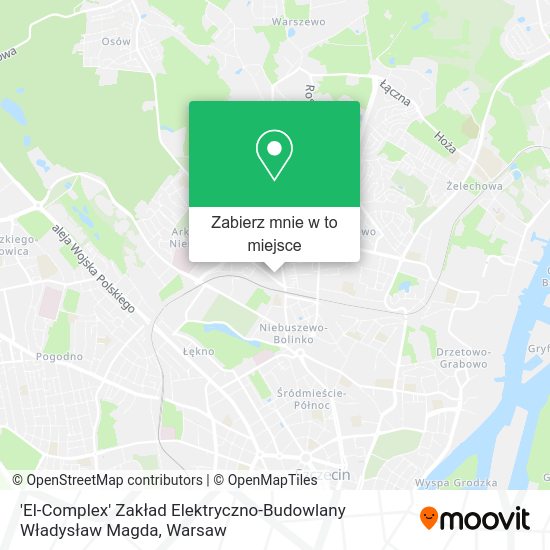 Mapa 'El-Complex' Zakład Elektryczno-Budowlany Władysław Magda