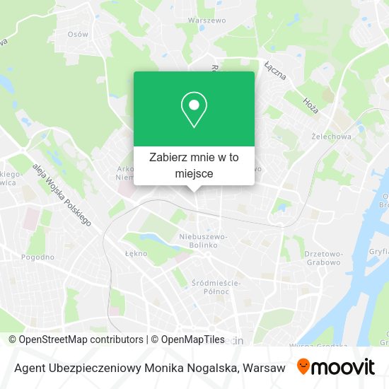 Mapa Agent Ubezpieczeniowy Monika Nogalska