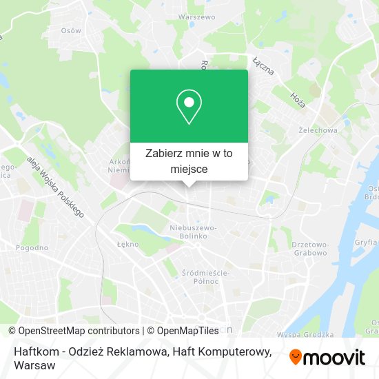 Mapa Haftkom - Odzież Reklamowa, Haft Komputerowy