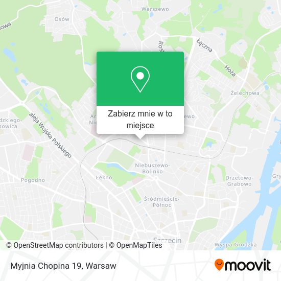 Mapa Myjnia Chopina 19