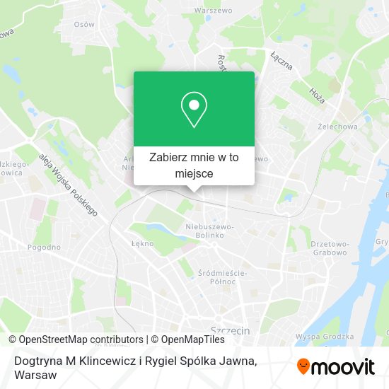 Mapa Dogtryna M Klincewicz i Rygiel Spólka Jawna