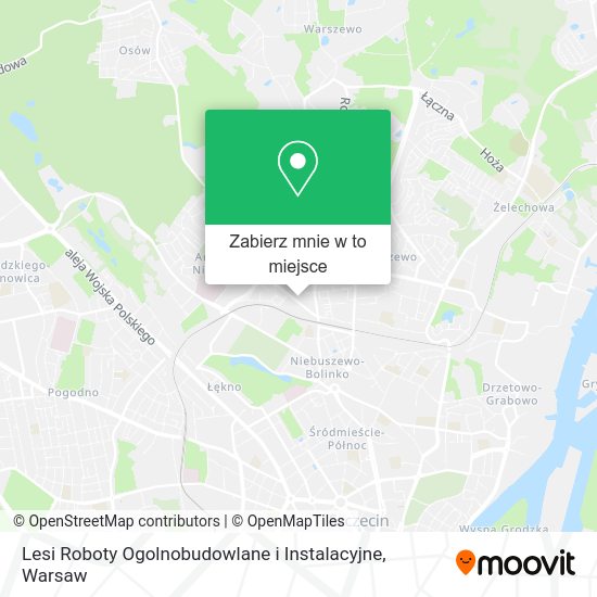 Mapa Lesi Roboty Ogolnobudowlane i Instalacyjne