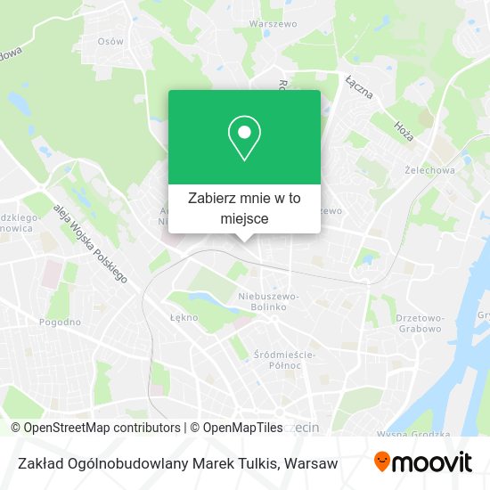 Mapa Zakład Ogólnobudowlany Marek Tulkis