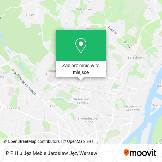 Mapa P P H u Jęz Meble Jarosław Jęz