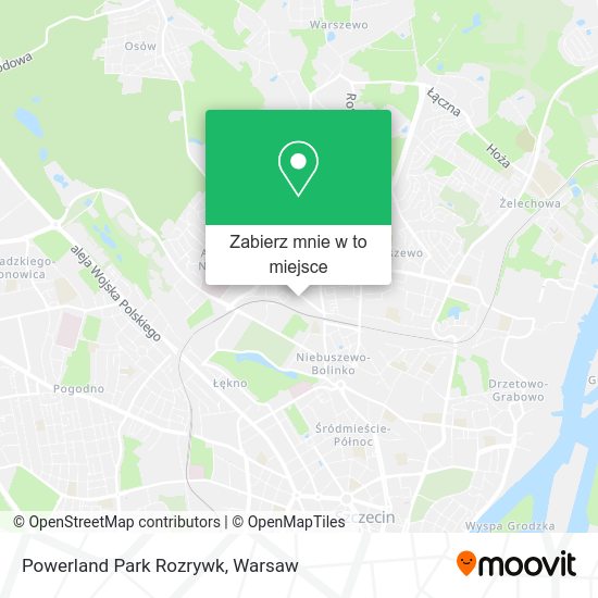 Mapa Powerland Park Rozrywk