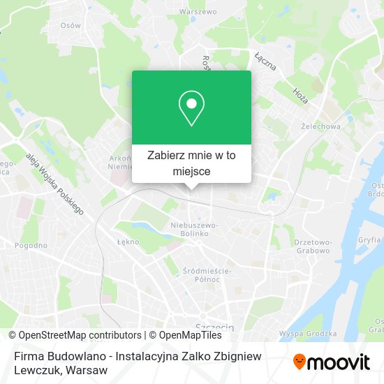 Mapa Firma Budowlano - Instalacyjna Zalko Zbigniew Lewczuk