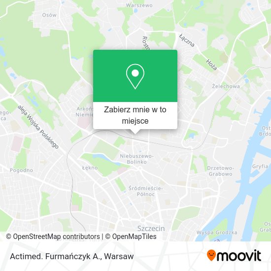 Mapa Actimed. Furmańczyk A.