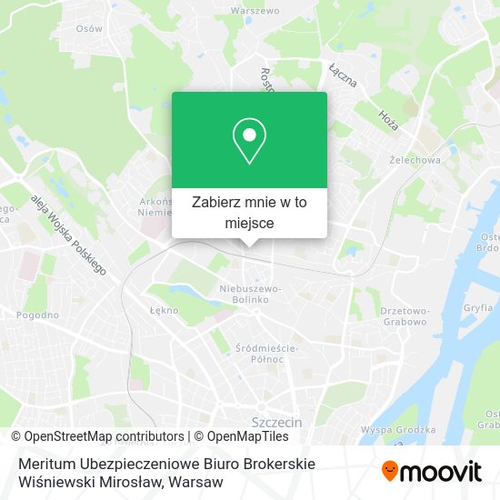 Mapa Meritum Ubezpieczeniowe Biuro Brokerskie Wiśniewski Mirosław