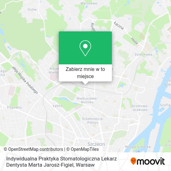 Mapa Indywidualna Praktyka Stomatologiczna Lekarz Dentysta Marta Jarosz-Figiel