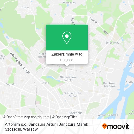 Mapa Artbram s.c. Janczura Artur i Janczura Marek Szczecin