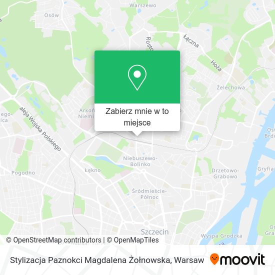 Mapa Stylizacja Paznokci Magdalena Żołnowska