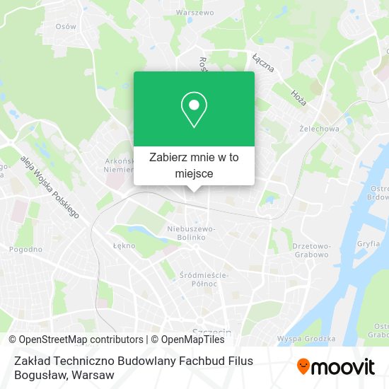 Mapa Zakład Techniczno Budowlany Fachbud Filus Bogusław