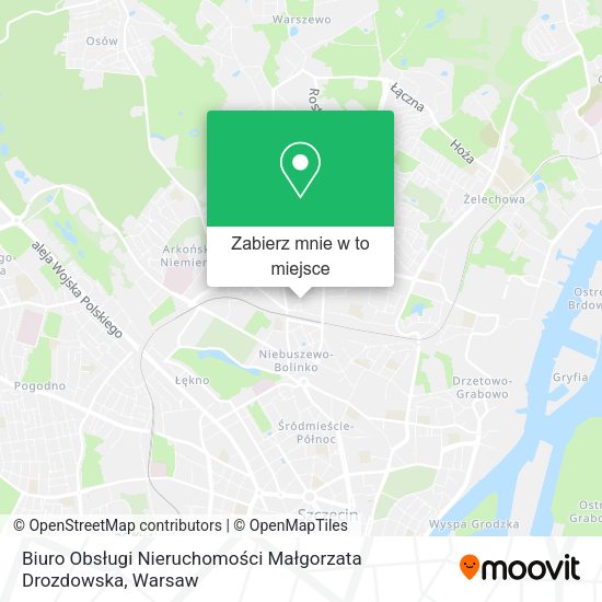 Mapa Biuro Obsługi Nieruchomości Małgorzata Drozdowska