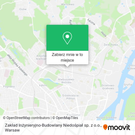 Mapa Zakład Inżynieryjno-Budowlany Niedośpiał sp. z o.o.