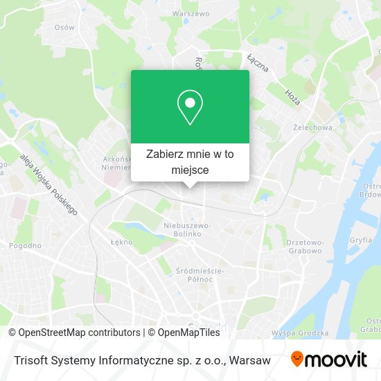 Mapa Trisoft Systemy Informatyczne sp. z o.o.