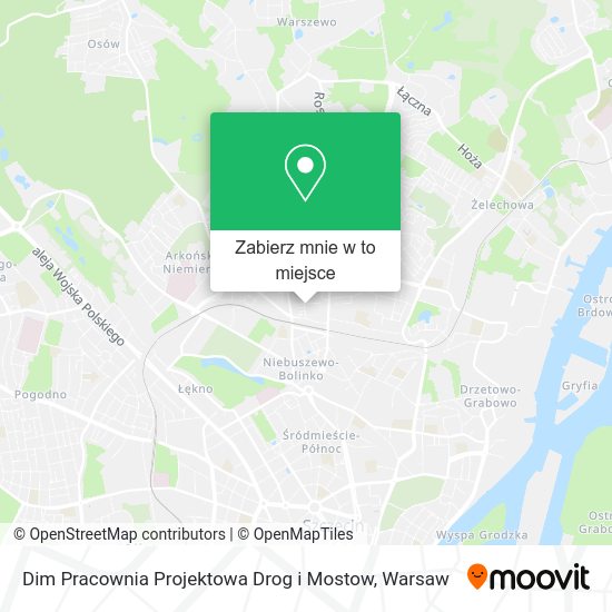 Mapa Dim Pracownia Projektowa Drog i Mostow