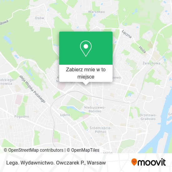 Mapa Lega. Wydawnictwo. Owczarek P.