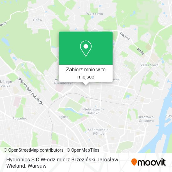 Mapa Hydronics S C Włodzimierz Brzeziński Jarosław Wieland