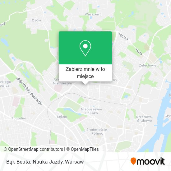 Mapa Bąk Beata. Nauka Jazdy