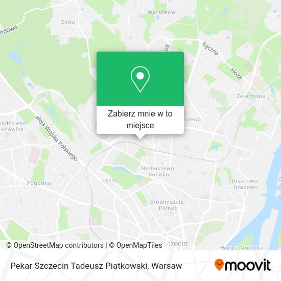 Mapa Pekar Szczecin Tadeusz Piatkowski