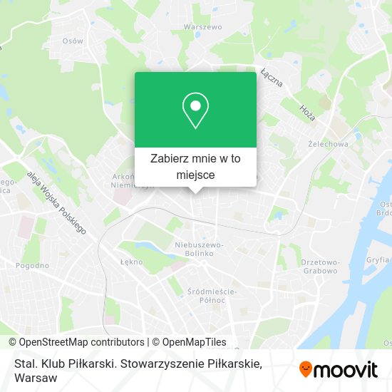 Mapa Stal. Klub Piłkarski. Stowarzyszenie Piłkarskie