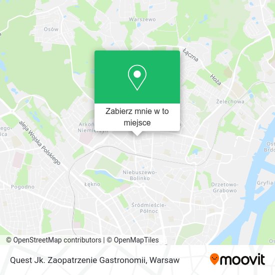 Mapa Quest Jk. Zaopatrzenie Gastronomii