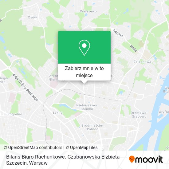 Mapa Bilans Biuro Rachunkowe. Czabanowska Elżbieta Szczecin