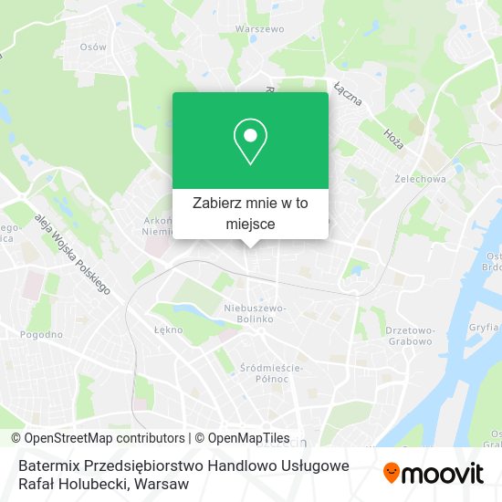 Mapa Batermix Przedsiębiorstwo Handlowo Usługowe Rafał Holubecki