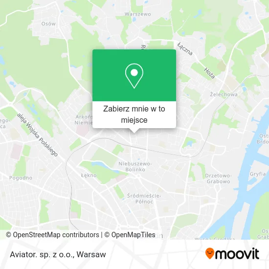 Mapa Aviator. sp. z o.o.