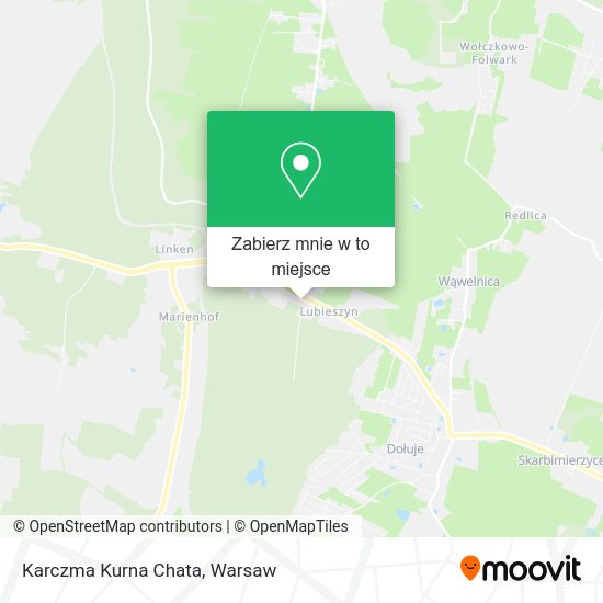 Mapa Karczma Kurna Chata