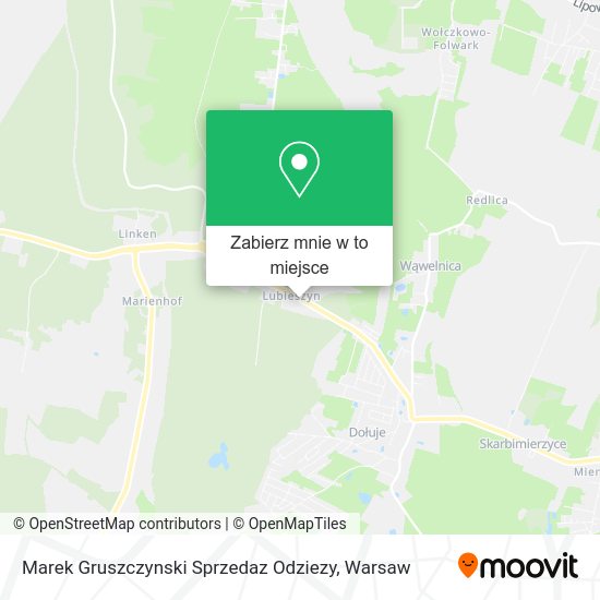 Mapa Marek Gruszczynski Sprzedaz Odziezy