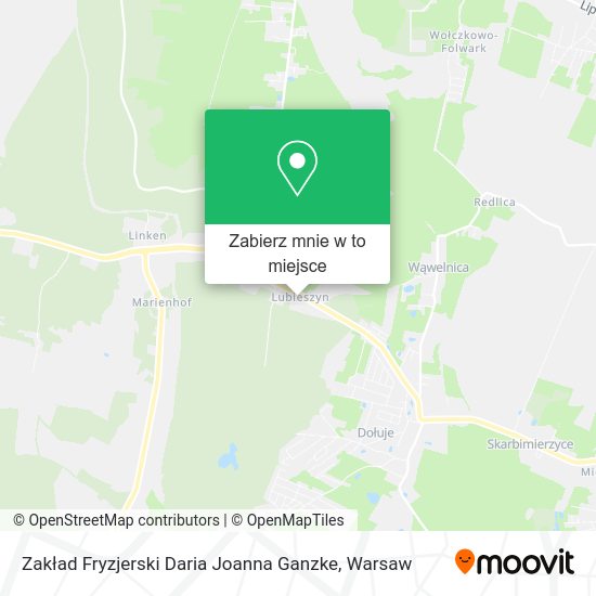 Mapa Zakład Fryzjerski Daria Joanna Ganzke