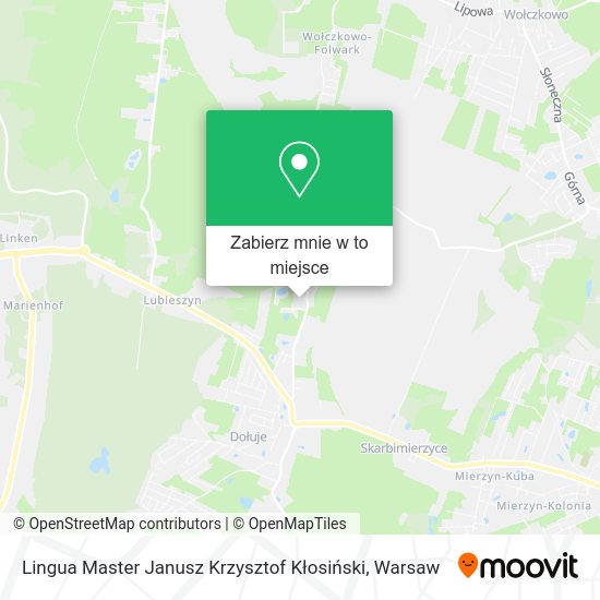 Mapa Lingua Master Janusz Krzysztof Kłosiński