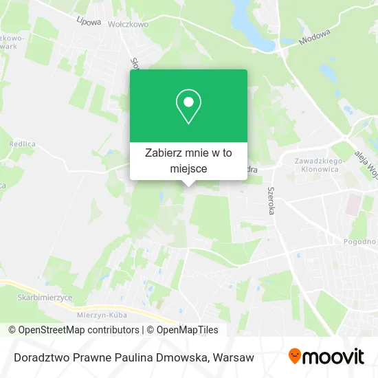 Mapa Doradztwo Prawne Paulina Dmowska