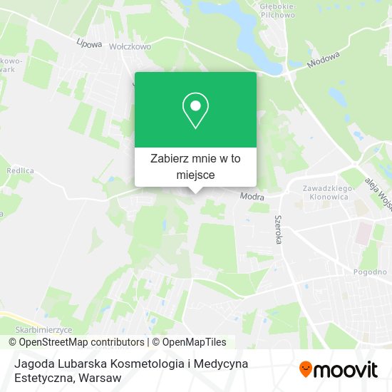 Mapa Jagoda Lubarska Kosmetologia i Medycyna Estetyczna