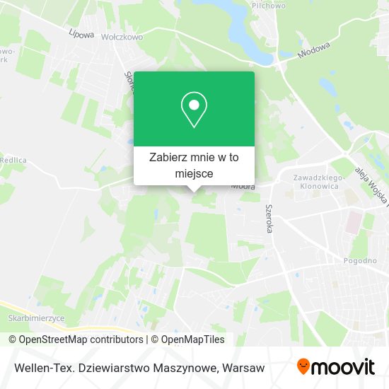 Mapa Wellen-Tex. Dziewiarstwo Maszynowe