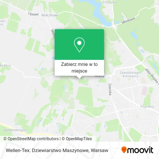 Mapa Wellen-Tex. Dziewiarstwo Maszynowe