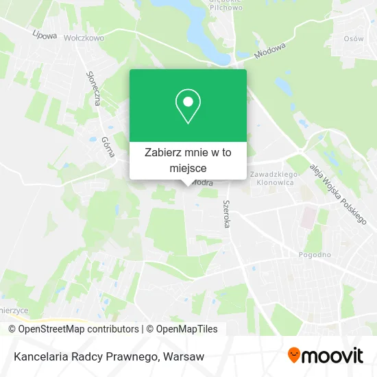 Mapa Kancelaria Radcy Prawnego
