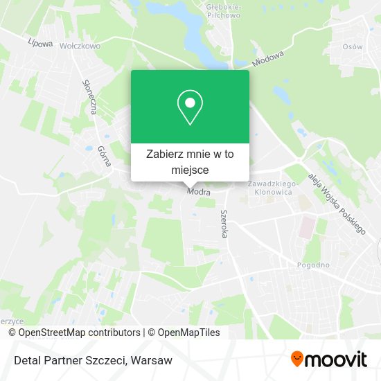 Mapa Detal Partner Szczeci