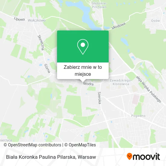 Mapa Biała Koronka Paulina Pilarska
