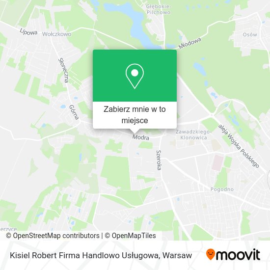 Mapa Kisiel Robert Firma Handlowo Usługowa